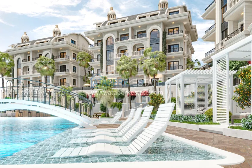 A unique project of a residential complex in the area of Turkler - Alanya 12