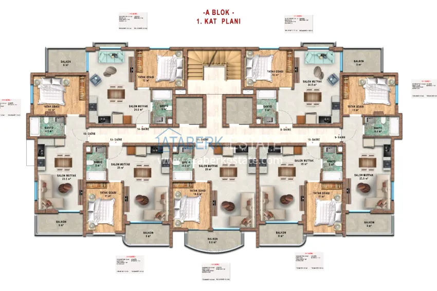 Buy cheap A unique project of a residential complex in the area of Turkler - Alanya 2