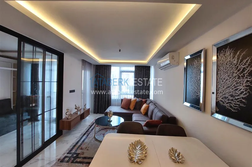 Purchase Apartments in the center of Alanya - Keykubat beach area in a new residential complex 23