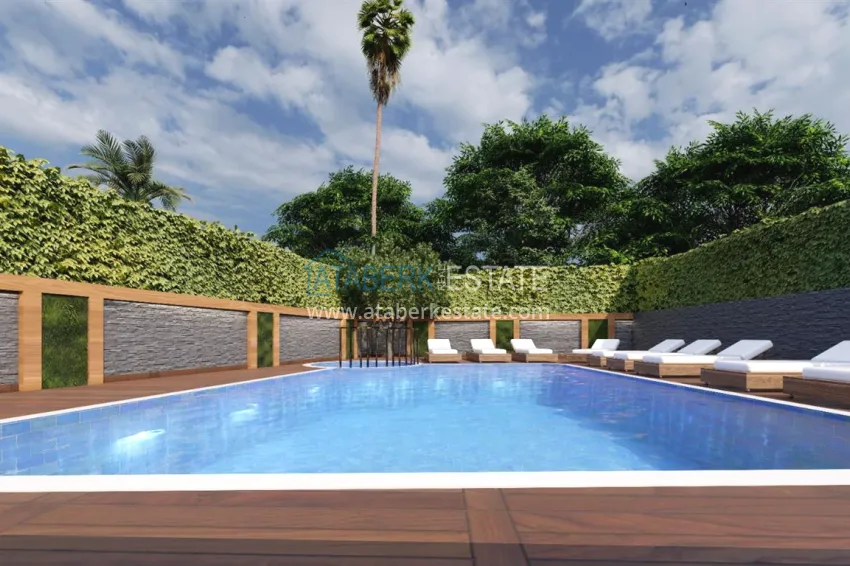 Apartments in the center of Alanya - Keykubat beach area in a new residential complex 10