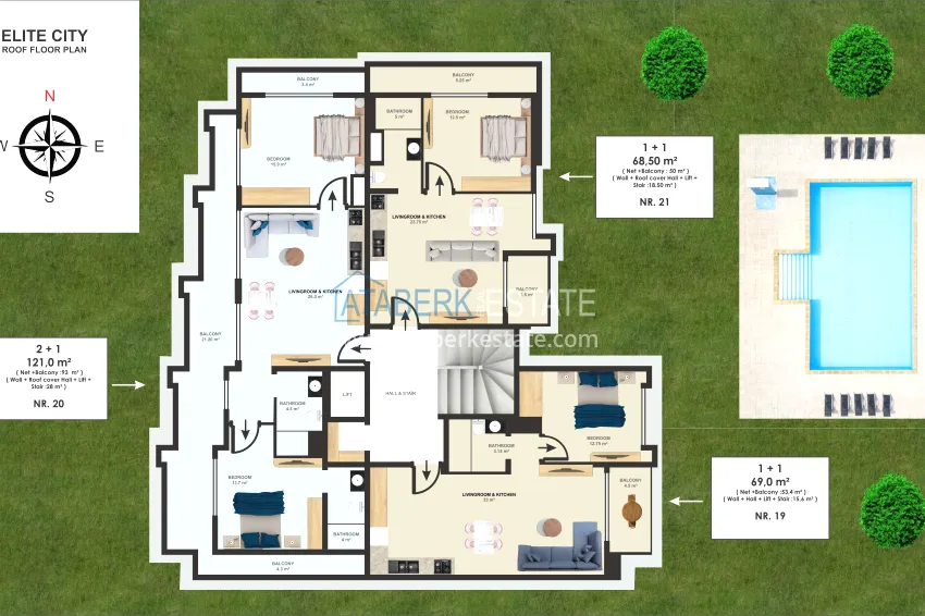 Buy cheap Apartments in the center of Alanya - Keykubat beach area in a new residential complex 3