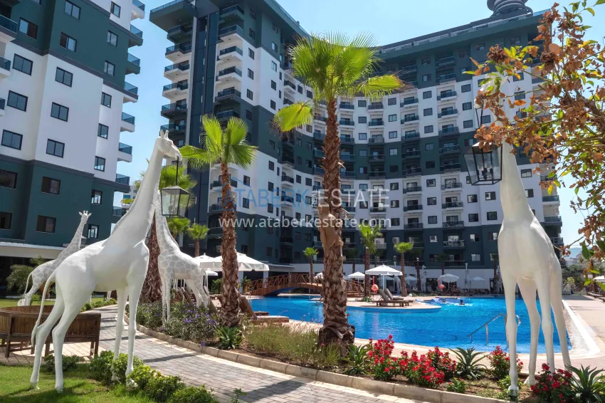 Apartment for rent in Alanya — Mahmutlar in a luxury residence A59 8