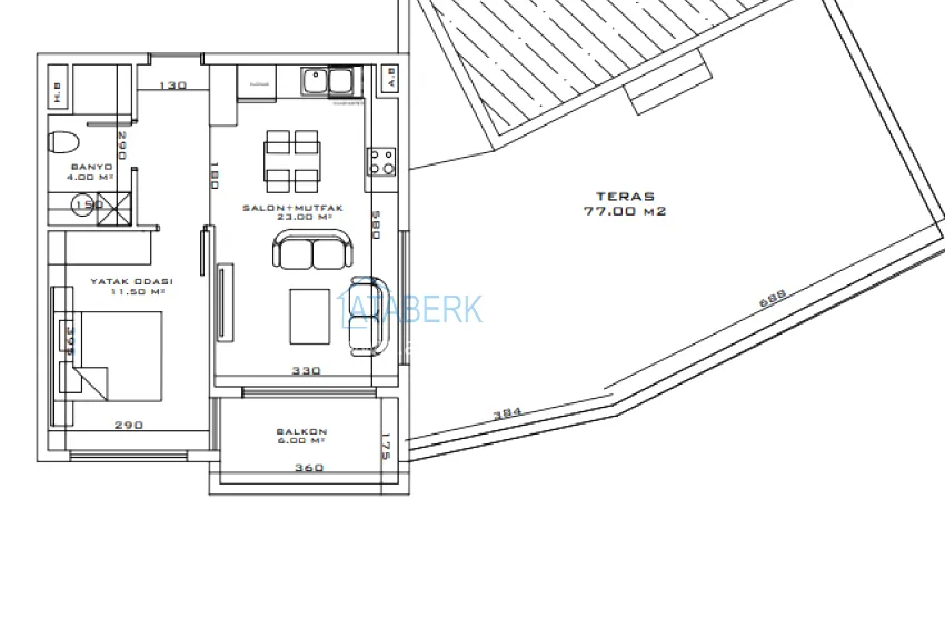 Buy cheap A unique investment project for a hotel-type residence in Antalya, Altintash district 10
