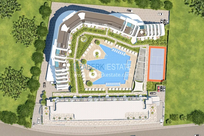 A unique investment project for a hotel-type residence in Antalya, Altintash district 17