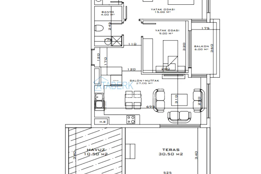 Buy cheap A unique investment project for a hotel-type residence in Antalya, Altintash district 14