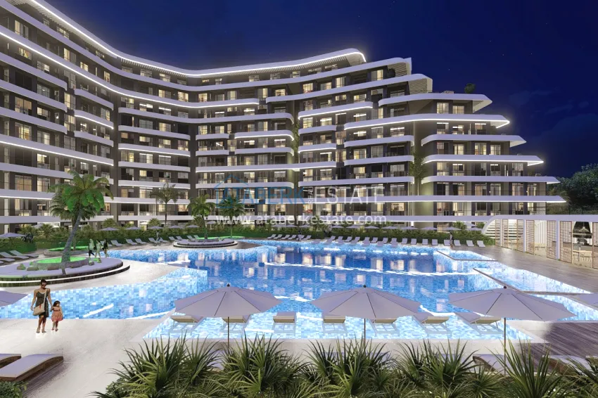 A unique investment project for a hotel-type residence in Antalya, Altintash district 9