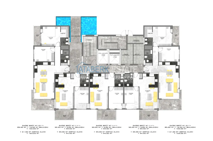 Buy cheap Exquisite premium complex with a five-star hotel concept — Tosmur, Alanya 8