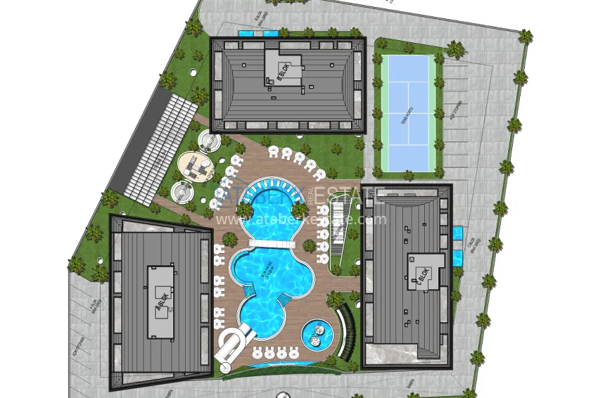 Buy cheap Exquisite premium complex with a five-star hotel concept — Tosmur, Alanya 1