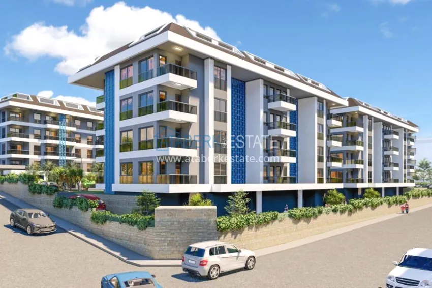 Duplex penthouse from an investor in a residential complex under construction - Kestel area, Alanya 10
