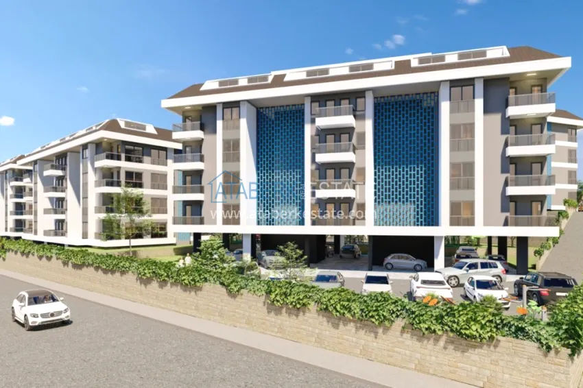 Duplex penthouse from an investor in a residential complex under construction - Kestel area, Alanya 11