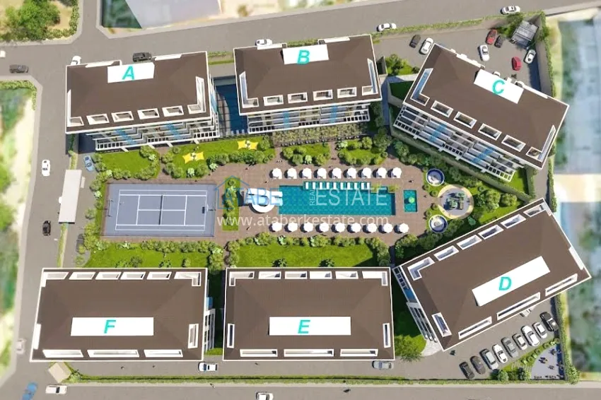 Duplex penthouse from an investor in a residential complex under construction - Kestel area, Alanya 15