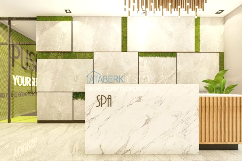 Duplex penthouse from an investor in a residential complex under construction - Kestel area, Alanya 17