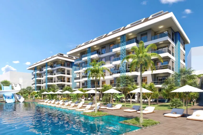 Duplex penthouse from an investor in a residential complex under construction - Kestel area, Alanya 1