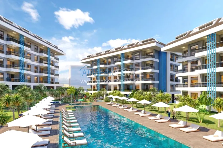 Duplex penthouse from an investor in a residential complex under construction - Kestel area, Alanya 3