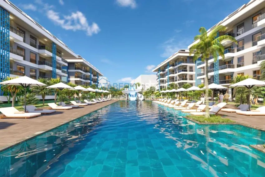 Duplex penthouse from an investor in a residential complex under construction - Kestel area, Alanya 4