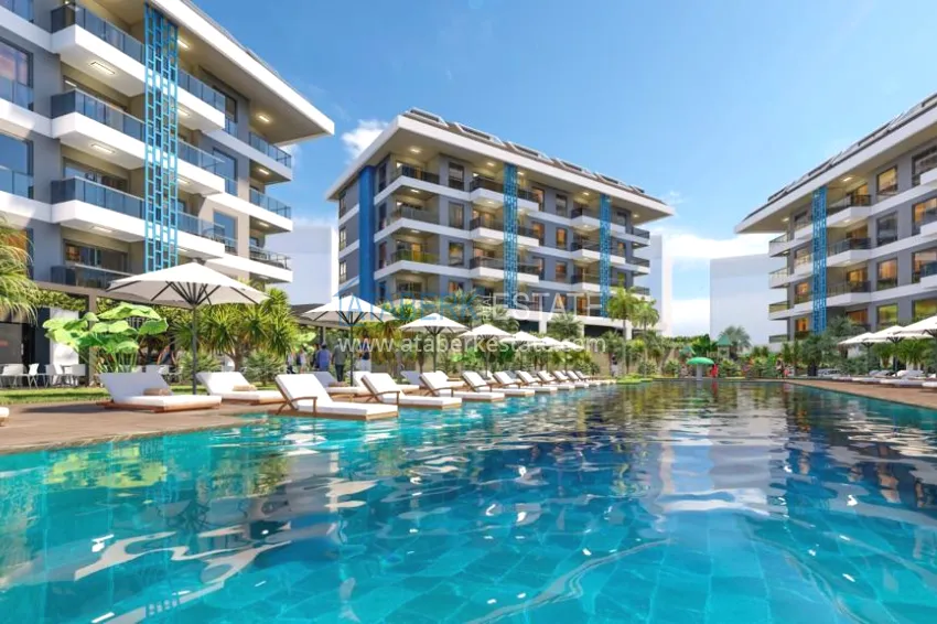 Duplex penthouse from an investor in a residential complex under construction - Kestel area, Alanya 5