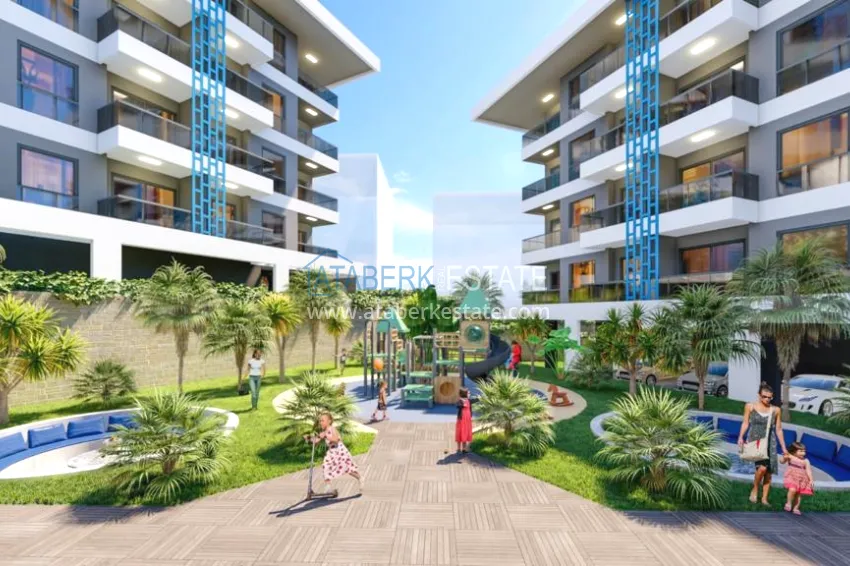 Duplex penthouse from an investor in a residential complex under construction - Kestel area, Alanya 8