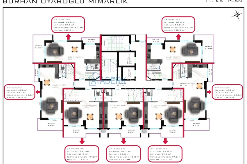 Buy cheap Investment property in Alanya! Sales start! New project in Mahmutlar district 4