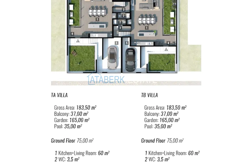 Buy cheap New luxury private villa from the developer - Alanya, Kargicak district 1