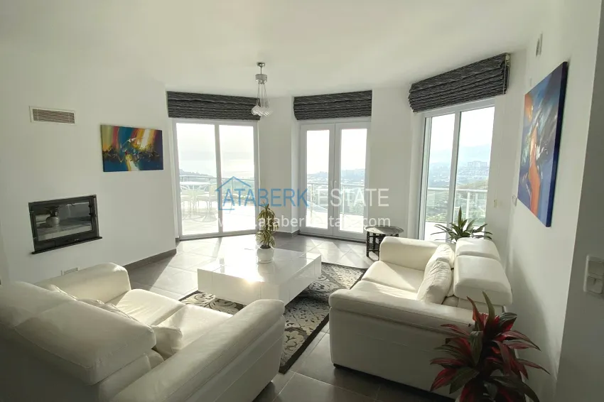Purchase Detached villa with furniture and stunning panoramic views - Kargicak area 10