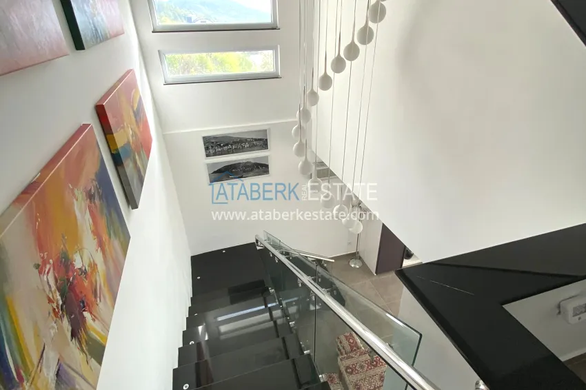 Purchase Detached villa with furniture and stunning panoramic views - Kargicak area 11