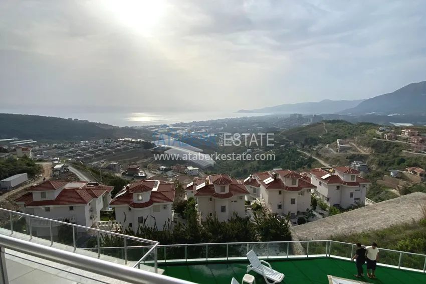 Purchase Detached villa with furniture and stunning panoramic views - Kargicak area 14