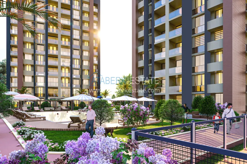 2+1 apartments from the developer in a luxury complex. Tomyuk Mersin 2