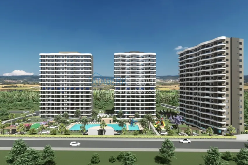 Apartments from a developer in Mersin, Arpachbakhshish district - a new comfort complex 14