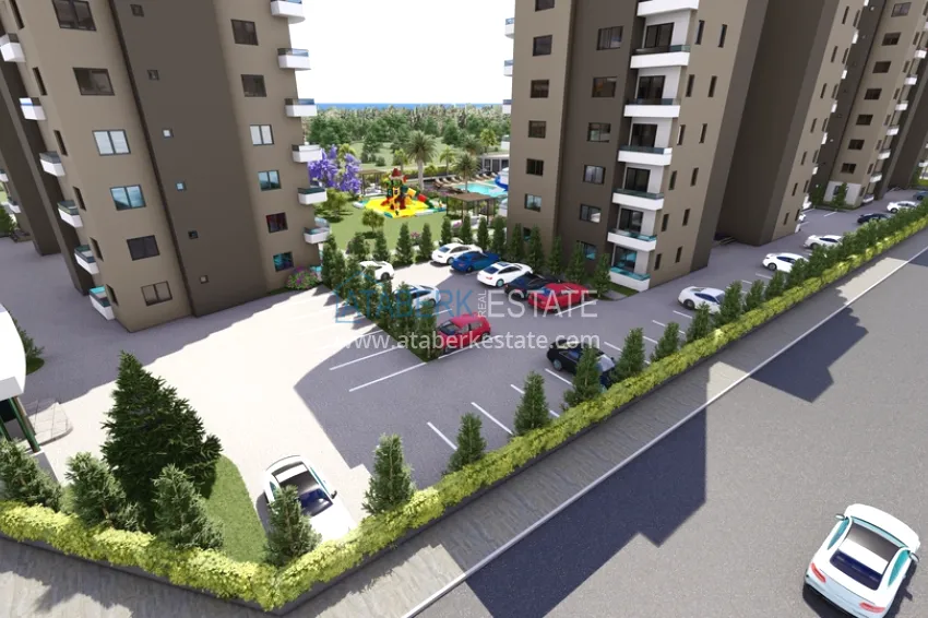 Apartments from a developer in Mersin, Arpachbakhshish district - a new comfort complex 12