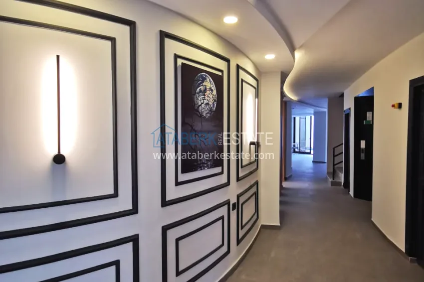 One bedroom apartment with furniture and mountain views, Tosmur - Alanya 14