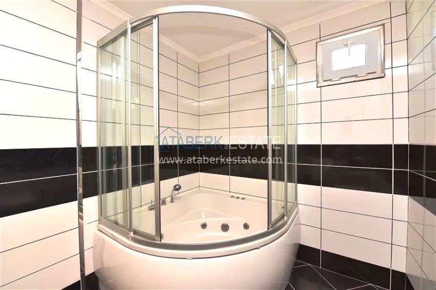 Purchase Furnished 2+1 duplex penthouse with private sauna and garage, Alanya center 15
