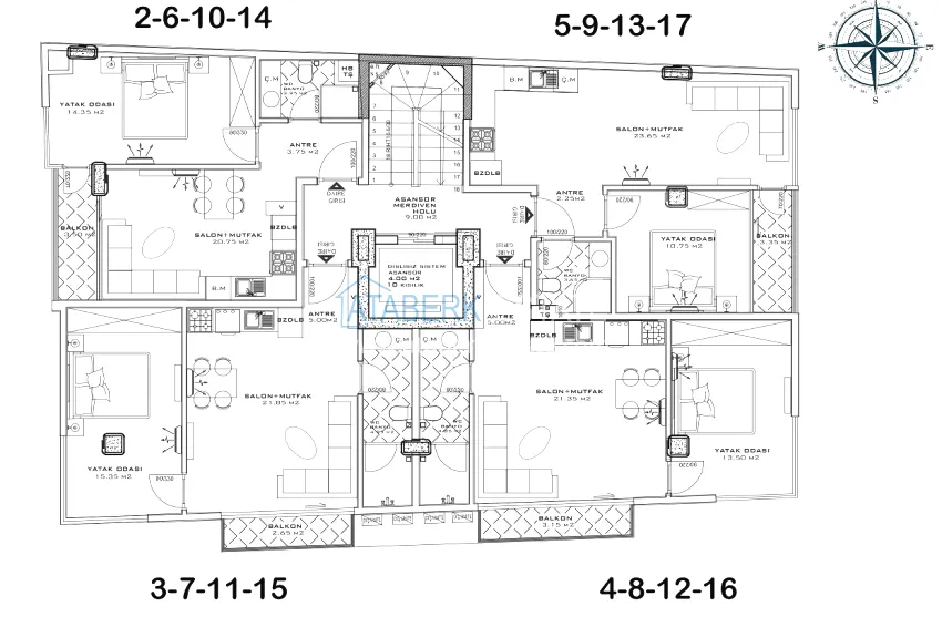 Buy cheap Comfortable city house in the center of Alanya - installments of up to 3 years, accommodation with a down payment and a tap at 50% payment 2