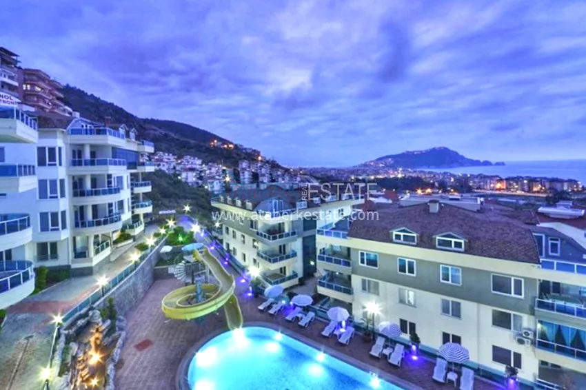 Furnished 2+1 duplex penthouse with private sauna and garage, Alanya center 3