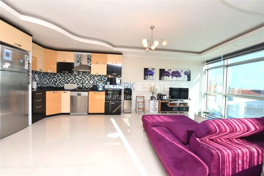 Purchase Furnished 2+1 duplex penthouse with private sauna and garage, Alanya center 5