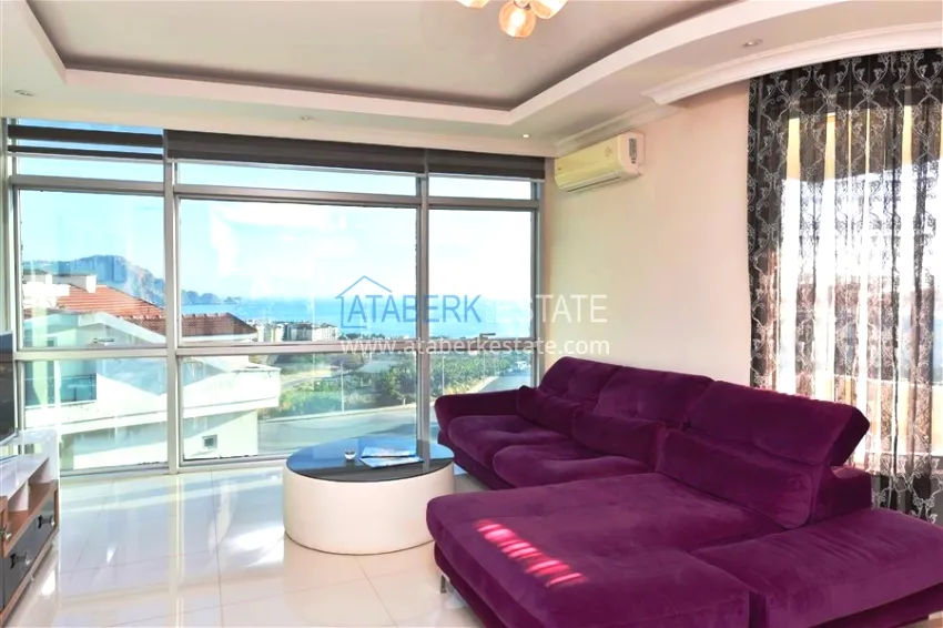Purchase Furnished 2+1 duplex penthouse with private sauna and garage, Alanya center 7