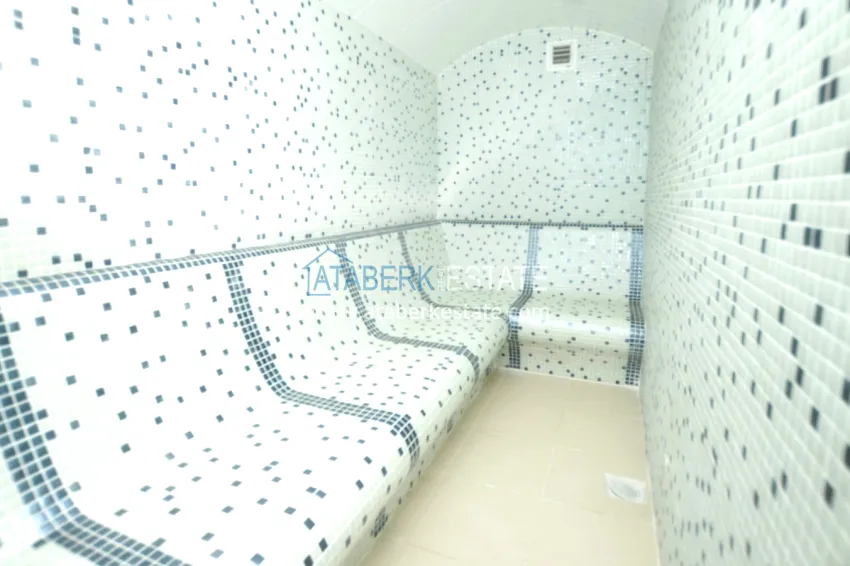 Furnished 2+1 duplex penthouse with private sauna and garage, Alanya center 13