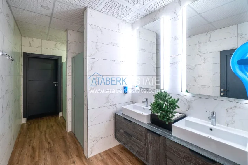 2+1 penthouse duplex with furniture in an area open to residence permits, Alanya center 12