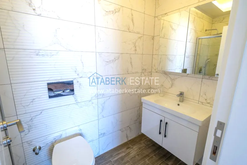 Purchase 2+1 penthouse duplex with furniture in an area open to residence permits, Alanya center 12