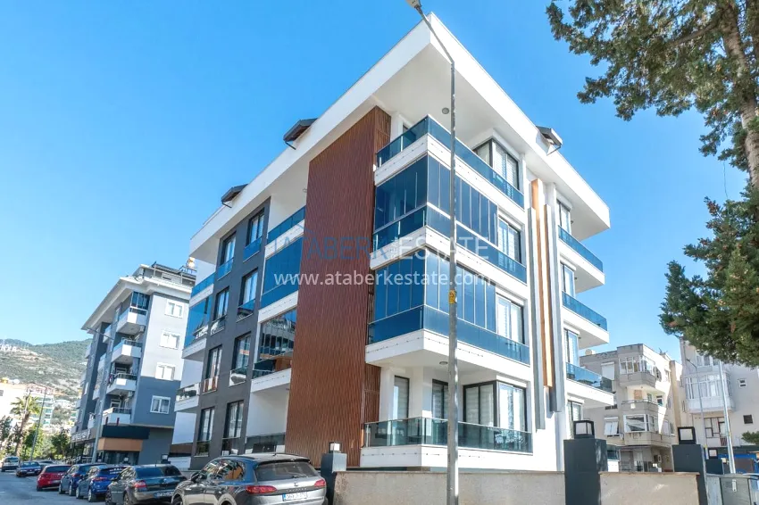 2+1 penthouse duplex with furniture in an area open to residence permits, Alanya center 4