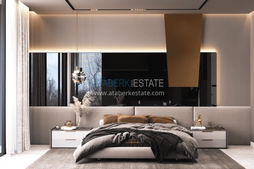 Purchase Stylish project at the final stage of construction in Alanya, Kestel district 11