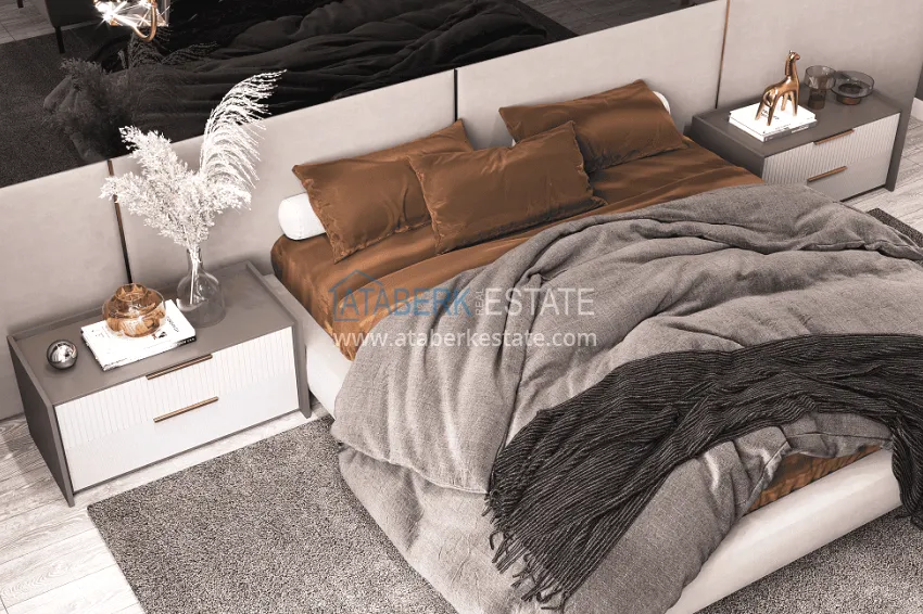 Purchase Stylish project at the final stage of construction in Alanya, Kestel district 15