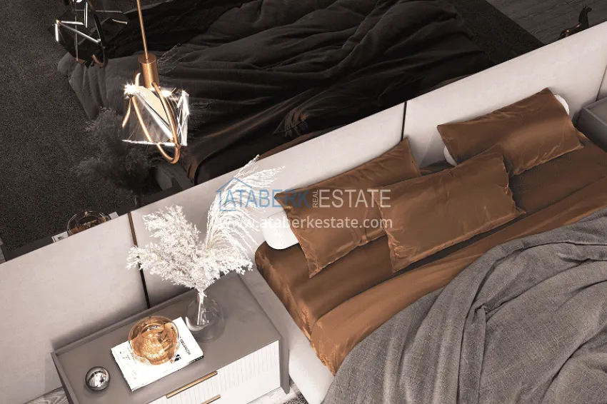 Purchase Stylish project at the final stage of construction in Alanya, Kestel district 16