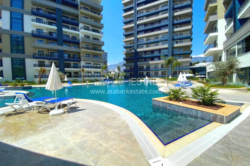 One-bedroom apartment for rent in a hotel-type complex — Alanya, Mahmutlar A6 4