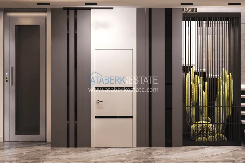 Purchase Stylish project at the final stage of construction in Alanya, Kestel district 1