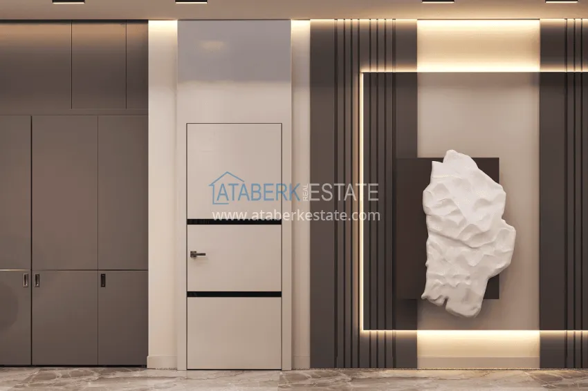 Purchase Stylish project at the final stage of construction in Alanya, Kestel district 2