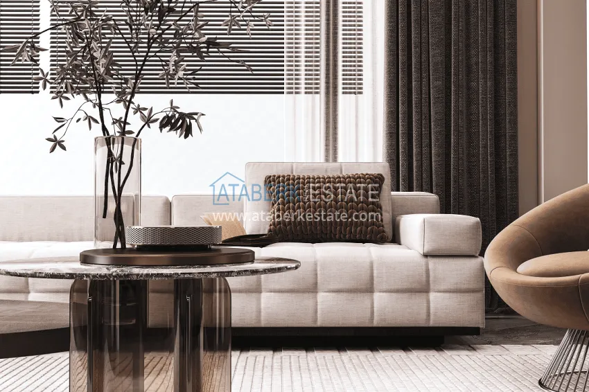 Purchase Stylish project at the final stage of construction in Alanya, Kestel district 5