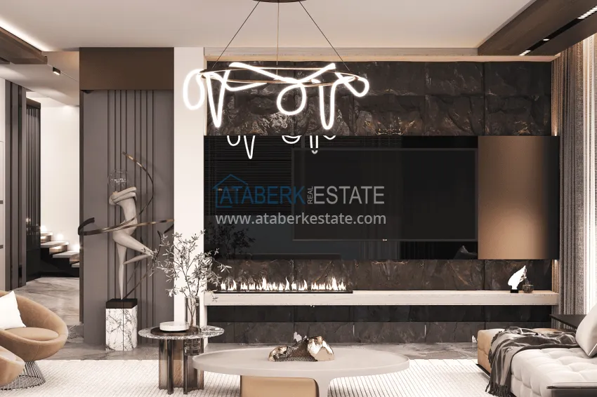 Purchase Stylish project at the final stage of construction in Alanya, Kestel district 7