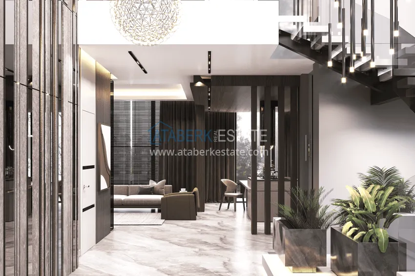 Purchase Stylish project at the final stage of construction in Alanya, Kestel district 17