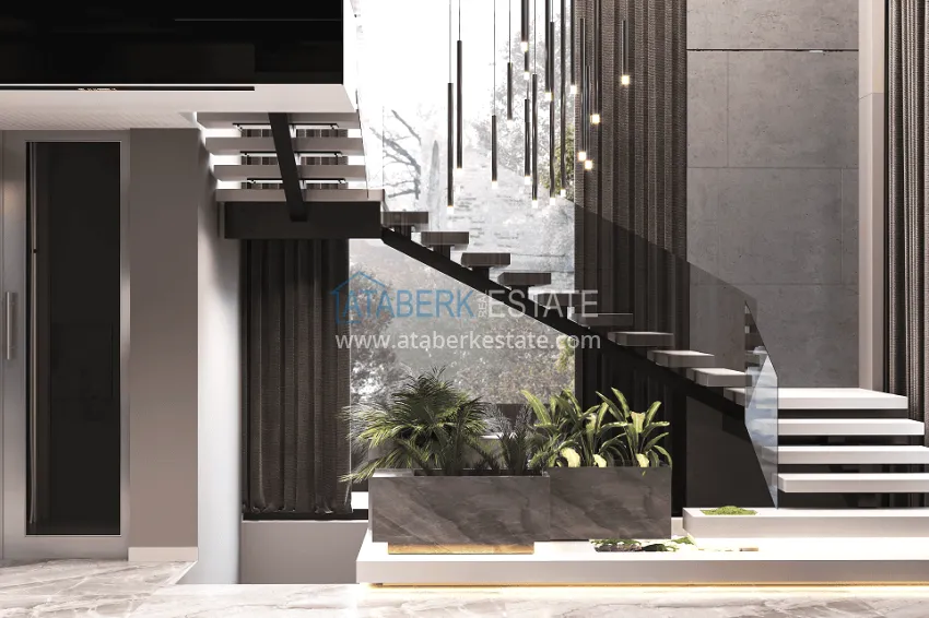 Purchase Stylish project at the final stage of construction in Alanya, Kestel district 18