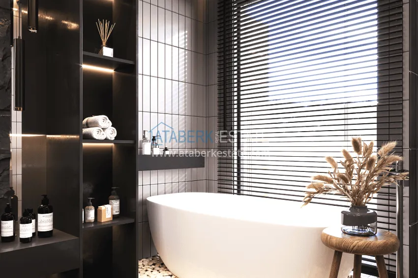 Purchase Stylish project at the final stage of construction in Alanya, Kestel district 23